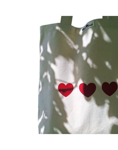 Tote bag amor lineal