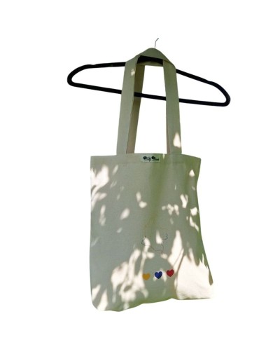 Tote bag tricolor