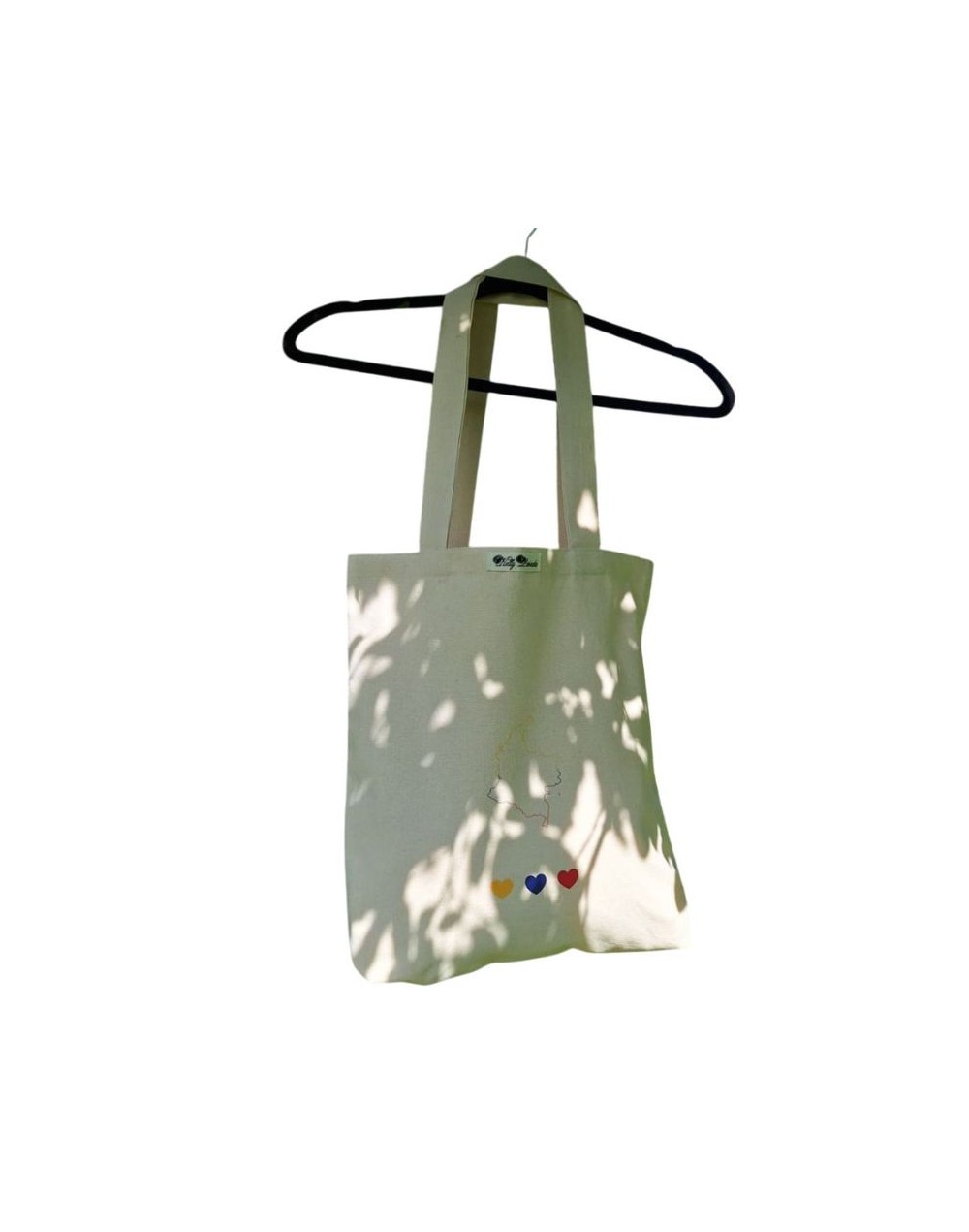 Tote bag tricolor