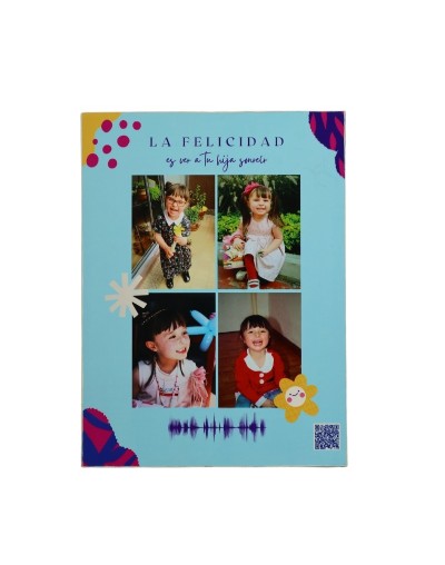 Cuadro Arte Sonoro Bebés y Niños · Crea Artsound Gifts Bogotá