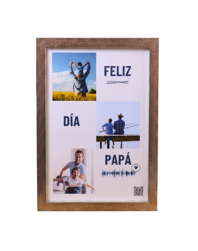 Cuadro Día del Padre con Arte Sonoro · Crea Artsound Gifts Bogotá