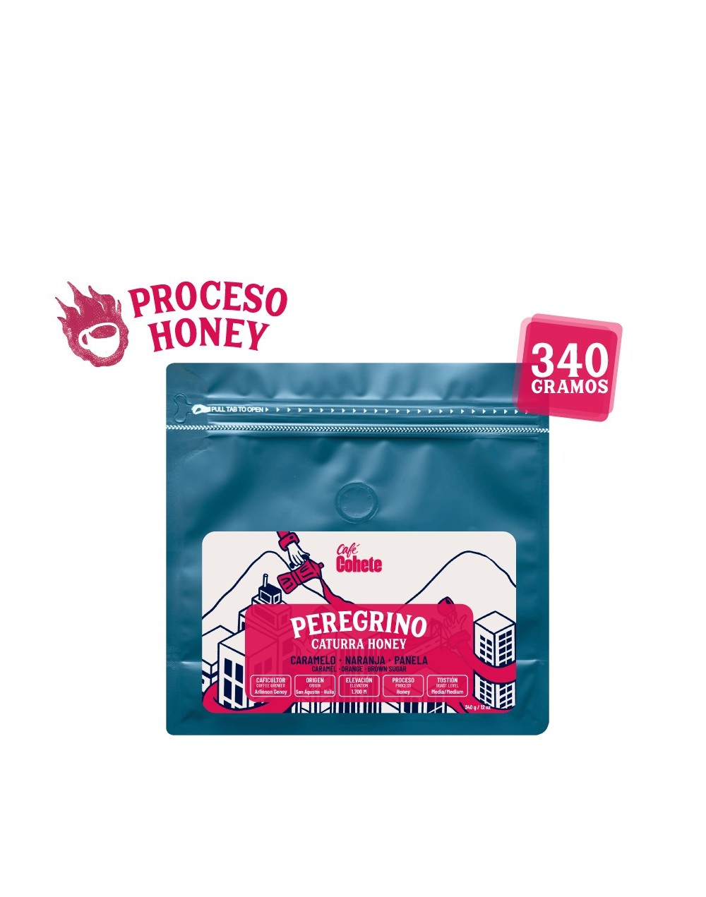 Café De Especialidad Peregrino (Caturra Honey) - 340 g