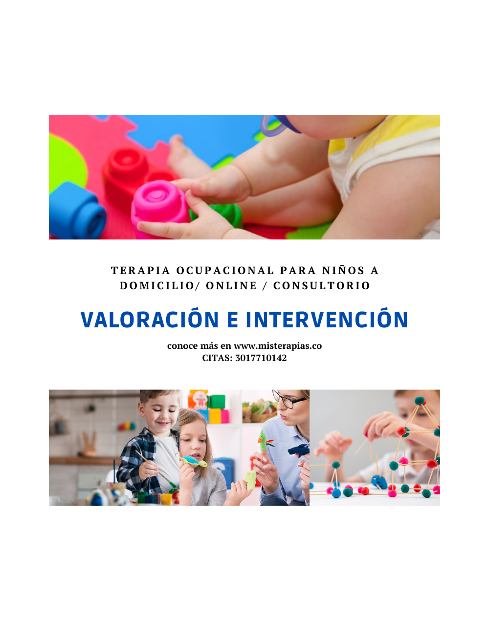 Terapia Ocupacional para niños en Bogotá