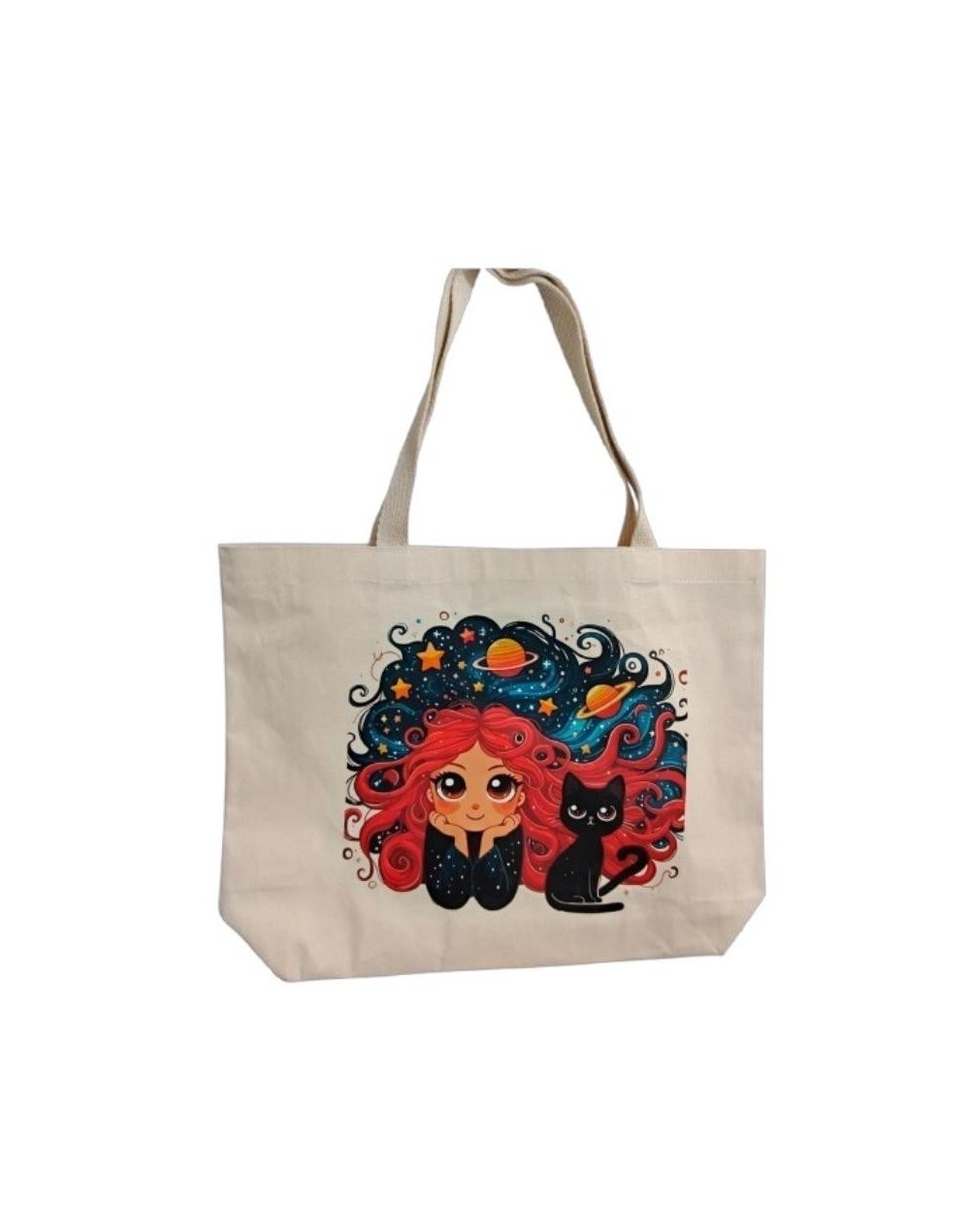 Bolsa grande estampada 