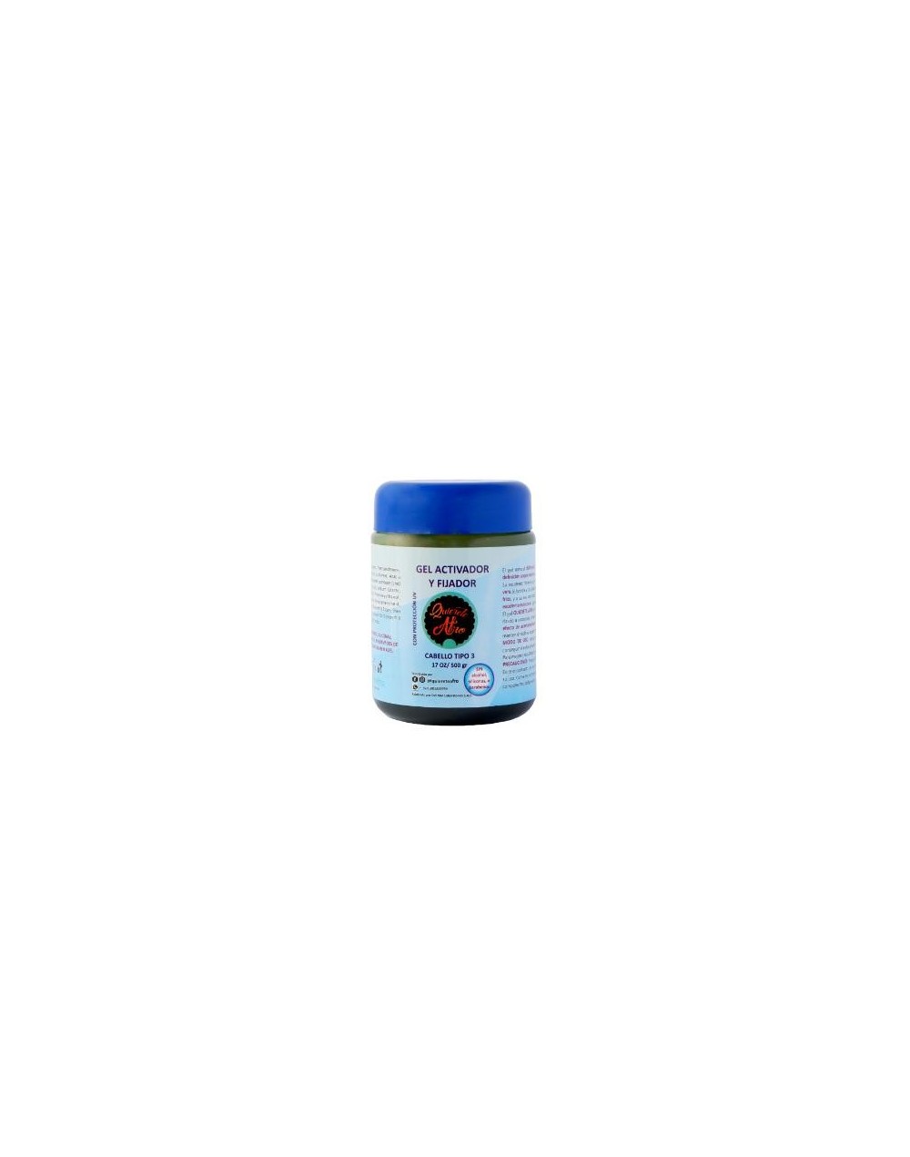 Gel activador y fijador cabello tipo 3
