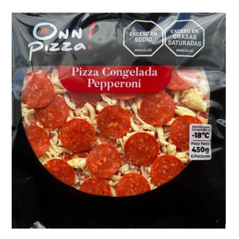 Pizza congelada pepperoni