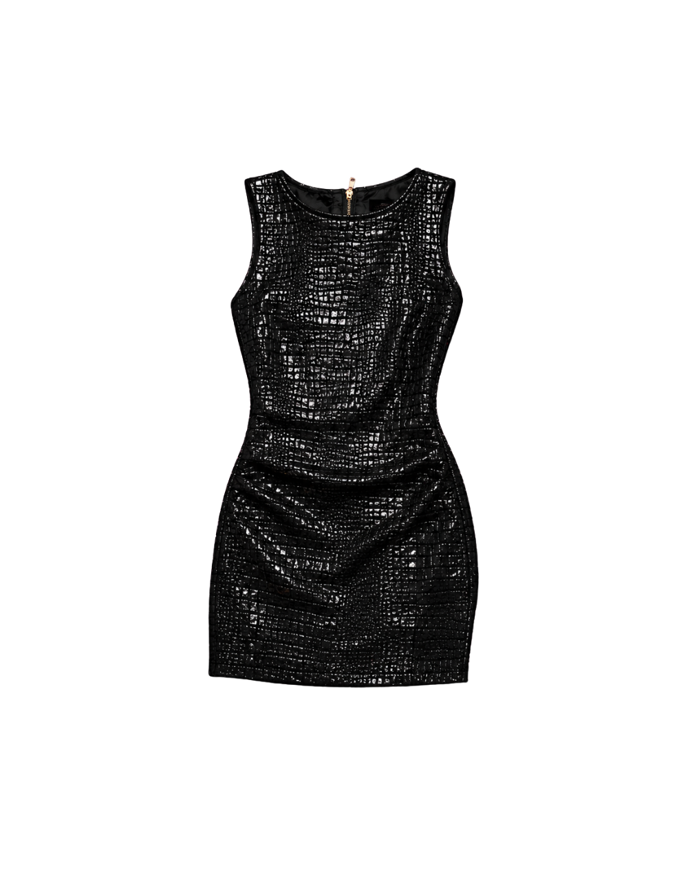 Vestido Cuerina Serpiente 