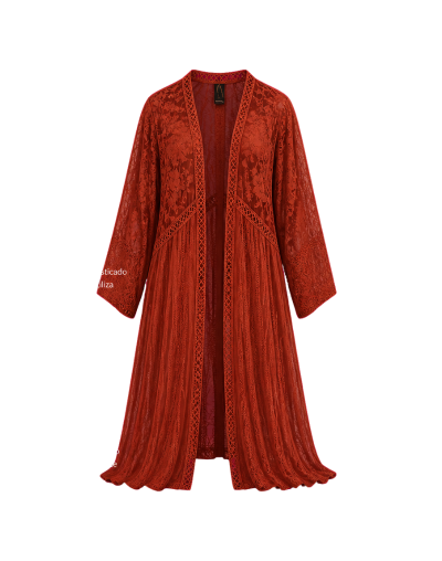 Kimono: Naranja Transparente
