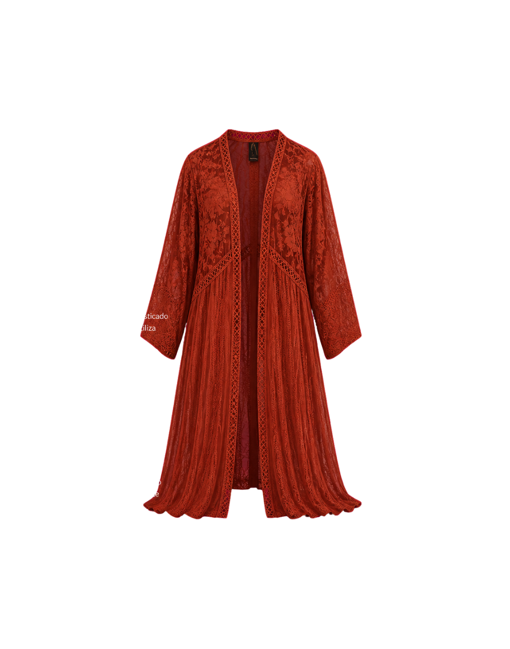 Kimono: Naranja Transparente