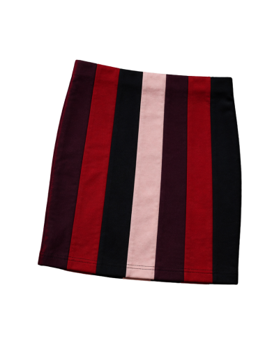 Falda Rayas colores tierra