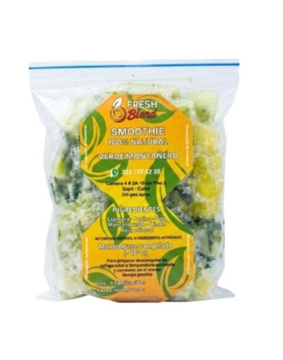 FRUTA TROCEADA VERDE MONTAÑERO