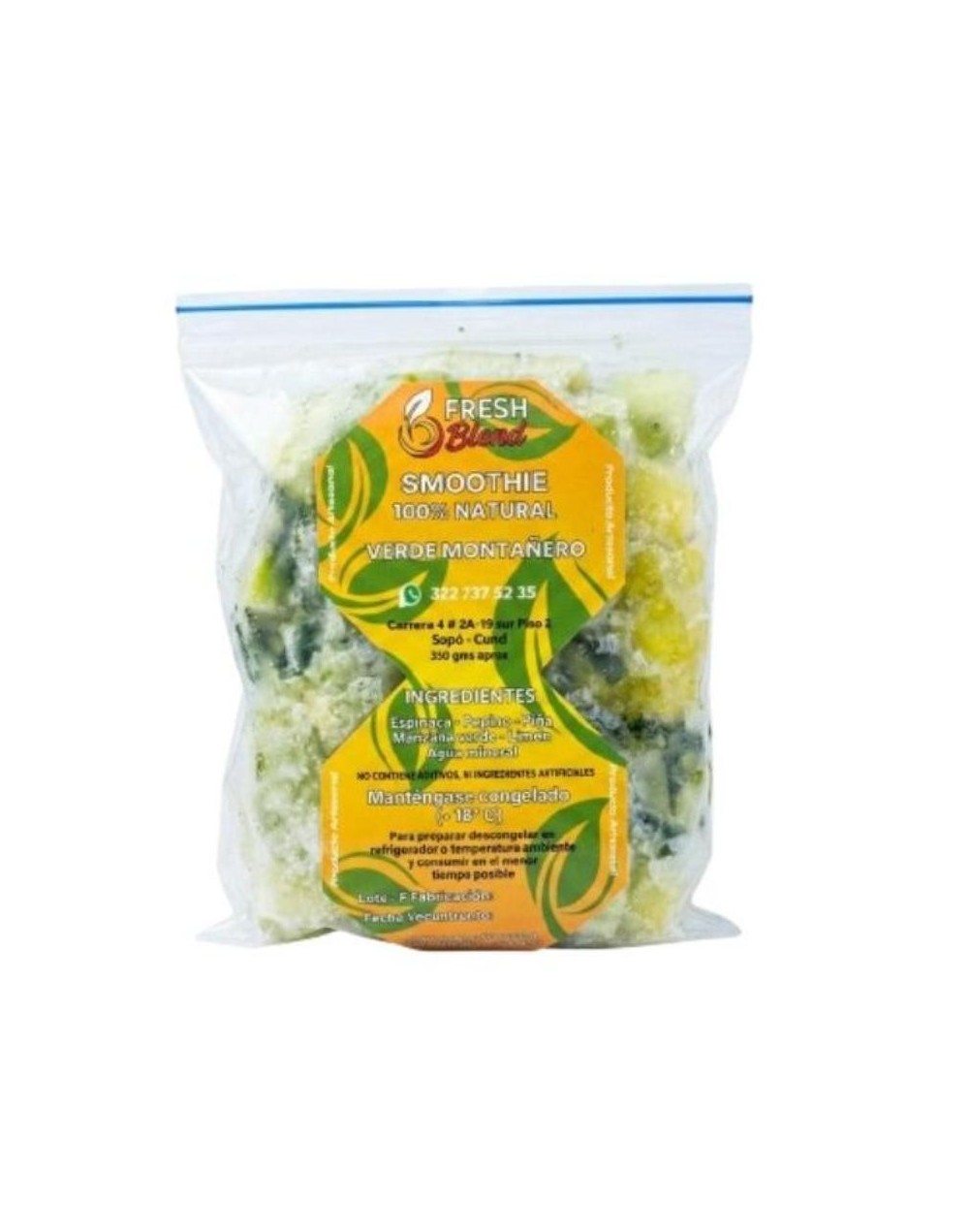 FRUTA TROCEADA VERDE MONTAÑERO