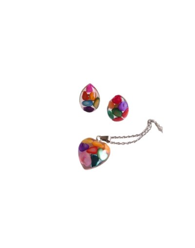 Set  de conchitas de colores 