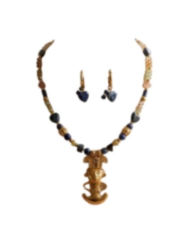 Conjuntos Precolombinos piedras Lapizlazuli 