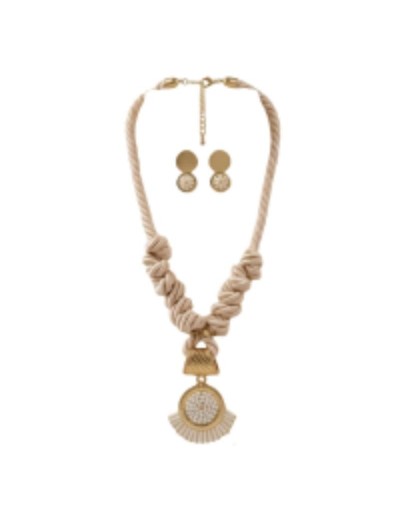 Conjunto lazo entorchado Aro tejido