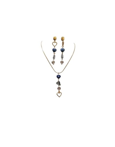 Conjunto Corazón murano
