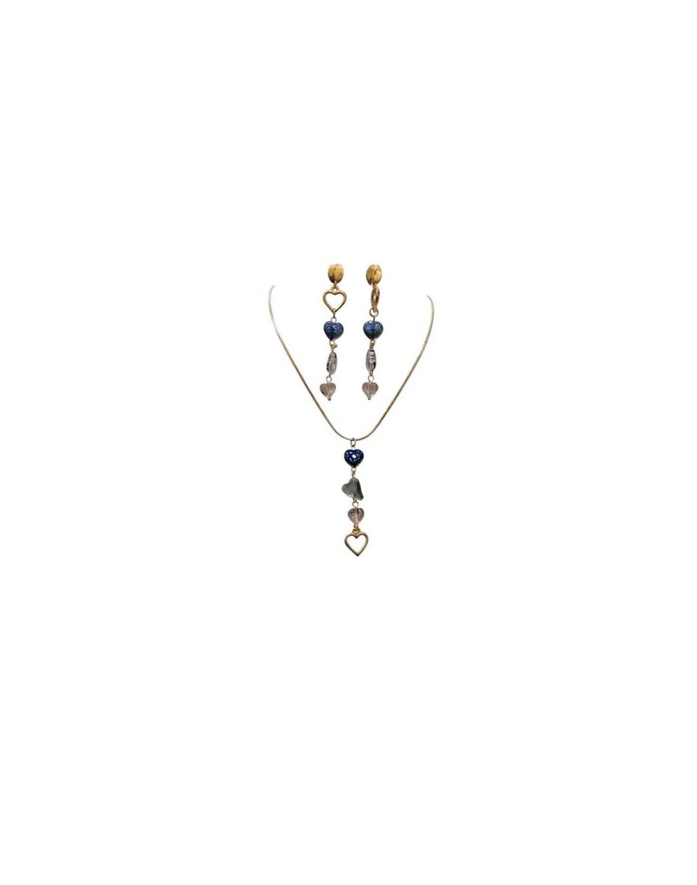 Conjunto Corazón murano
