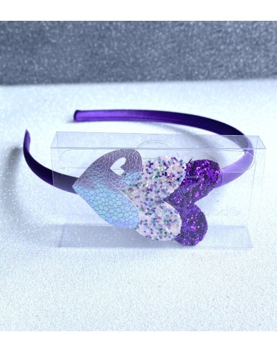 Diadema satinada Bouk Figuras  Corazón  Conejo  Estrella