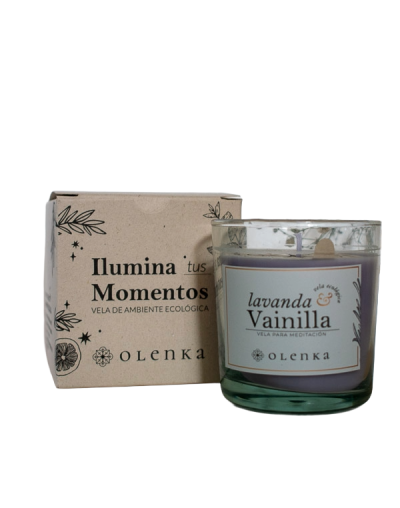 Vela ecologica lavanda vainilla