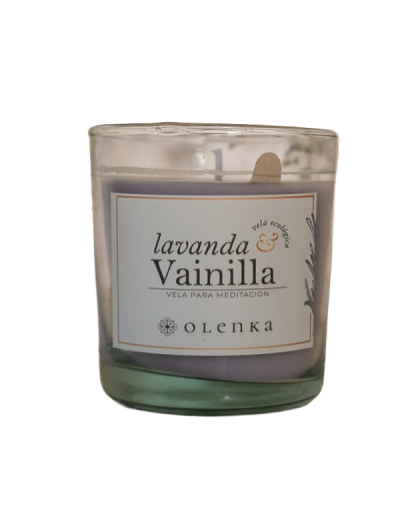 Vela ecologica lavanda vainilla