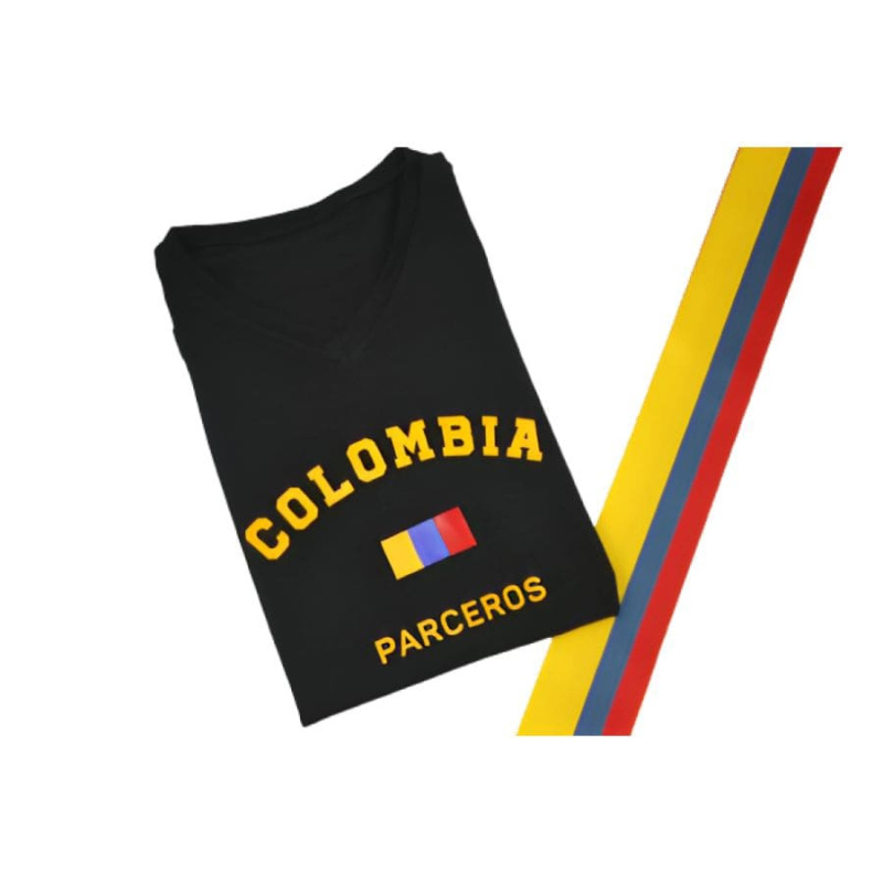 Camiseta estampada colombia parceros