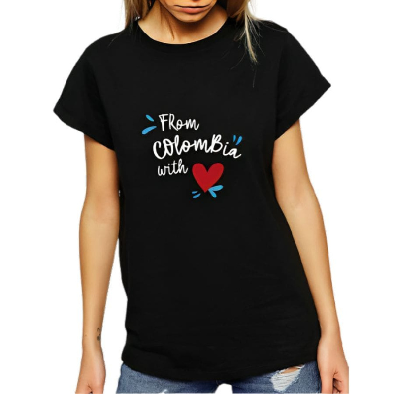 Camiseta estampada from colombia with love