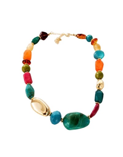 Collar Multicolor en Resina y Acrílico – Color, Estilo y Personalidad