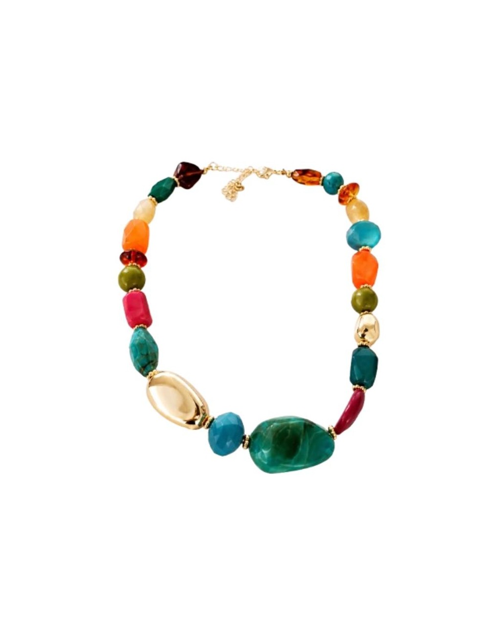 Collar Multicolor en Resina y Acrílico – Color, Estilo y Personalidad