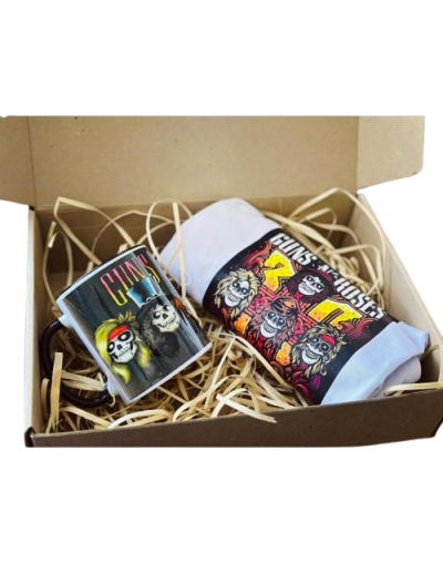 Kit Camiseta premium + Mug personalizado de Bandas de musica