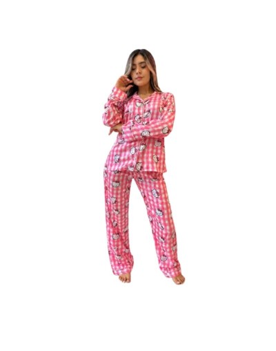 Conjunto rose cuadros hello kitty 