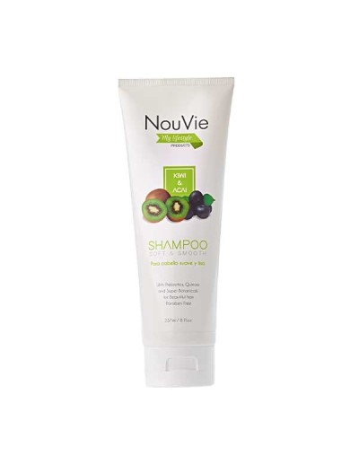 Shampoo Sin sal Anti-Frizz con 8 Aceites y BioKeratina