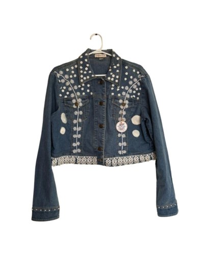 Chaqueta Denim Bordada