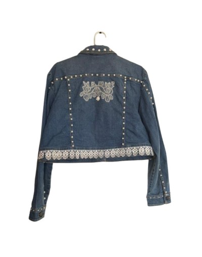Chaqueta Denim Bordada