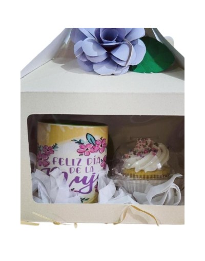 Kit Duo mug personalizado + Cup cake