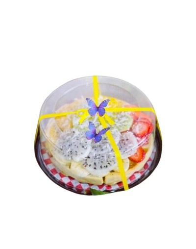 Sorpresa lonchera con waffle de frutas