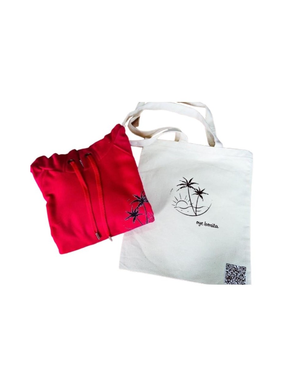  Kit Personalizado Hoodie Premium + Tote Bag