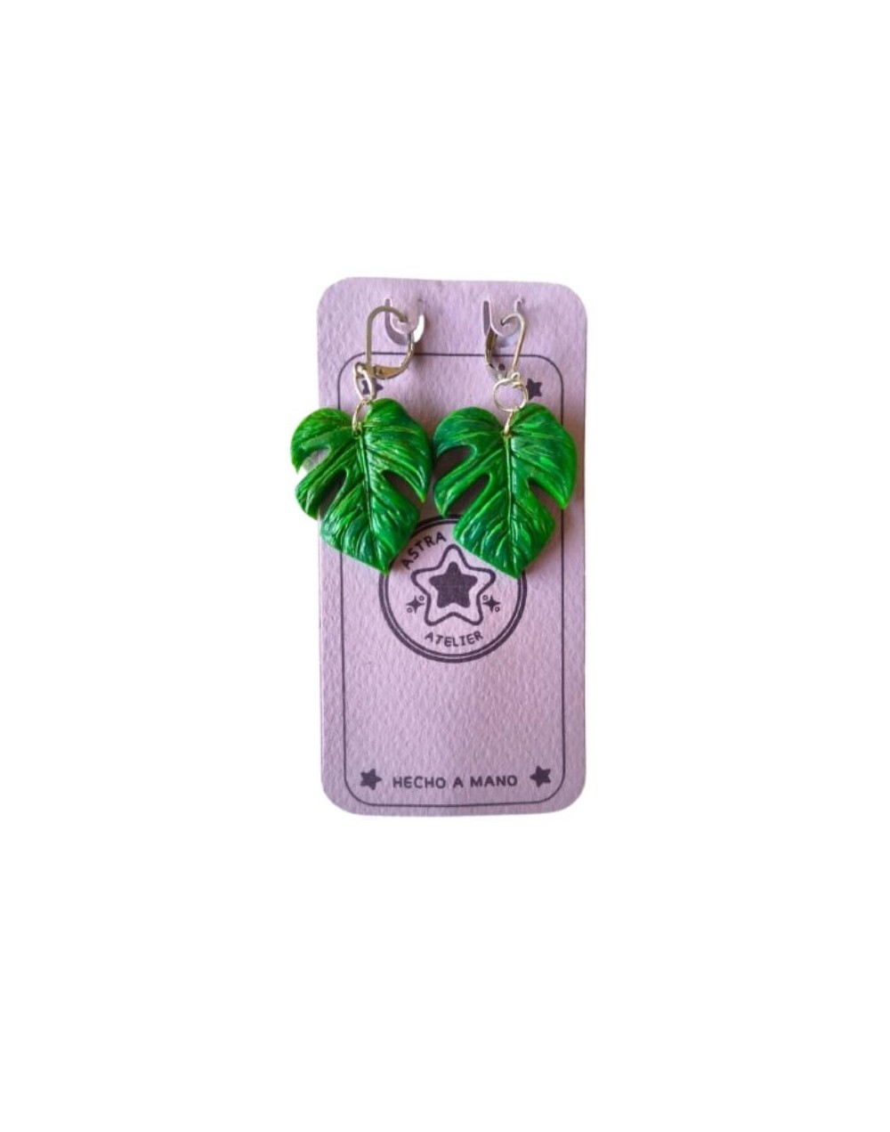 Aretes Hoja Monstera 