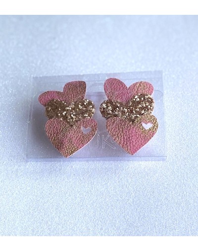 Hebillas clip Bouk x 2 Corazón