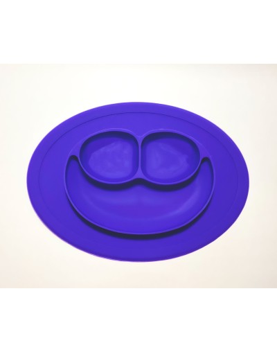 Plato en Silicon diseño carita feliz