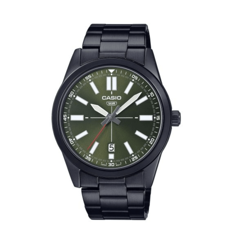 Reloj casio clasic hombre mtp-vd02b-3eudf negro/verde