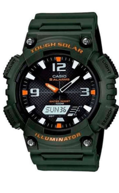 Reloj casio hombre aq-s810w-3avdf verde