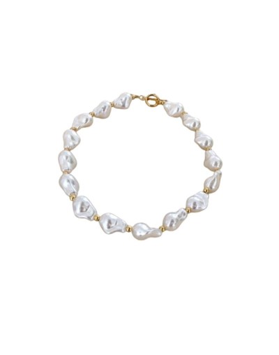 Collar Corto de Perlas Barrocas