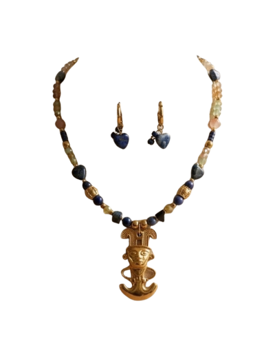Conjuntos Precolombinos piedras Lapizlazuli 