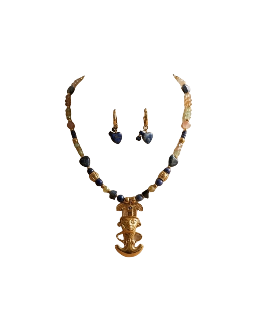 Conjuntos Precolombinos piedras Lapizlazuli 