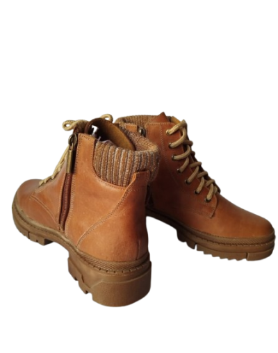 Botines Coñac fusion Cuero
