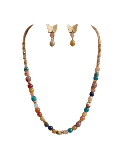 Conjunto de agatas de colores 