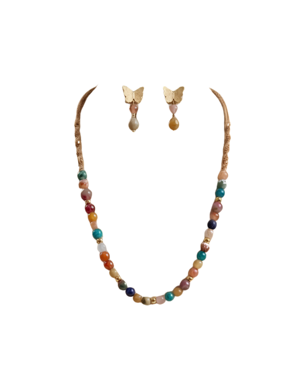 Conjunto de agatas de colores 