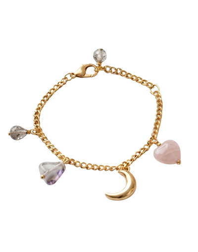 Pulsera cuatro dijes