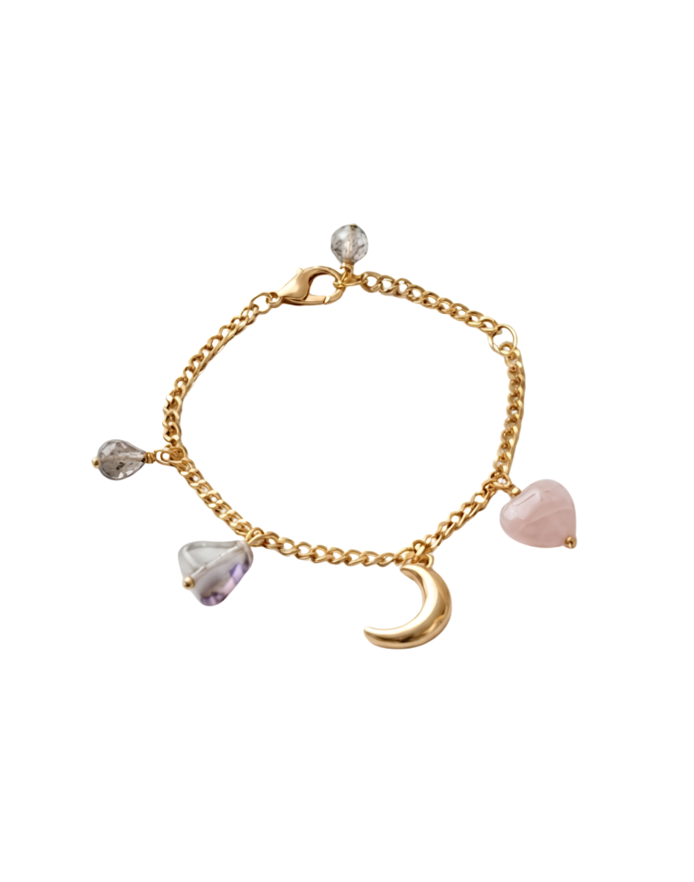 Pulsera cuatro dijes