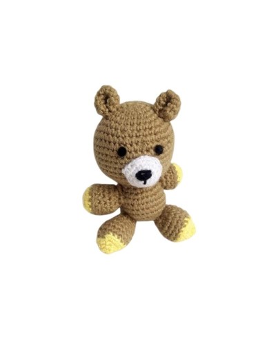 Mini oso tejido amigurumi